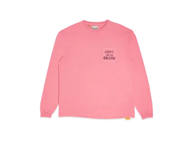 GALLERY DEPT. Dept De La Galerie L/S Pocket Tee "Salmon"