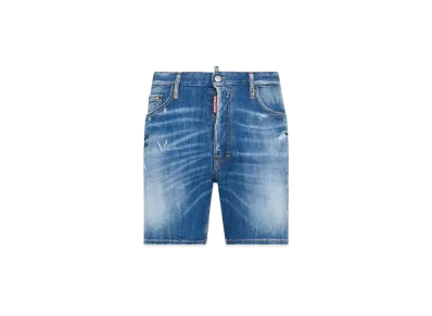 Dsquared2 Medium Dusty Wash Marine Shorts "Navy"