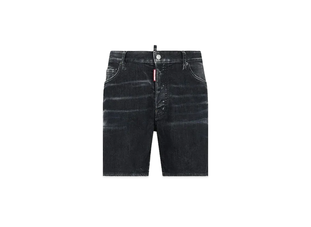 Dsquared2 Black Clean Wash Marine Shorts "Black"