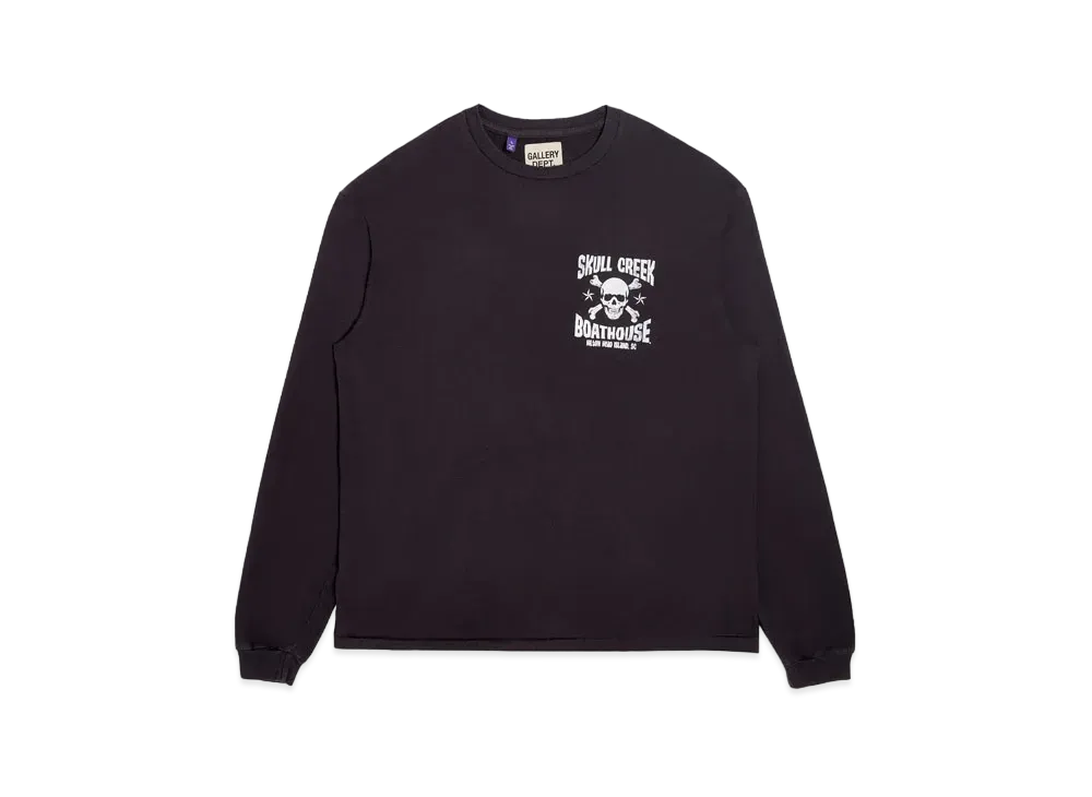 GALLERY DEPT. Skull Creek L/S Tee "Vintage Black"