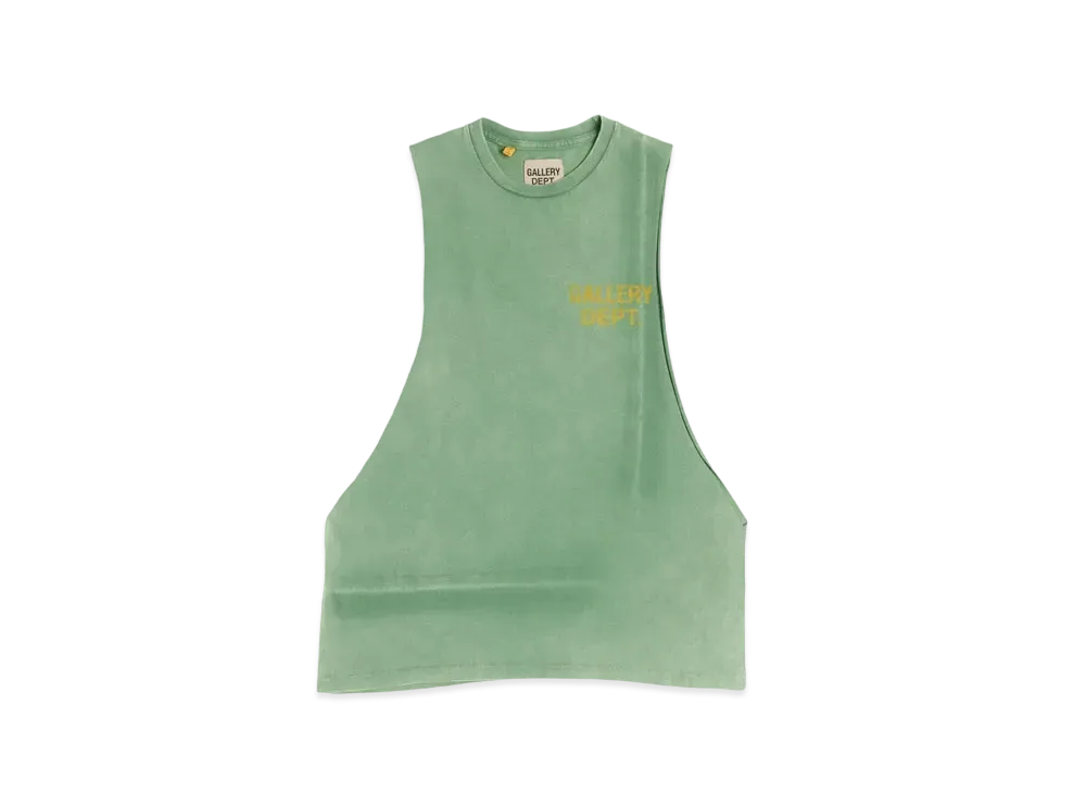 GALLERY DEPT. Vintage Logo Sleeveless Tee "Kelly Green"