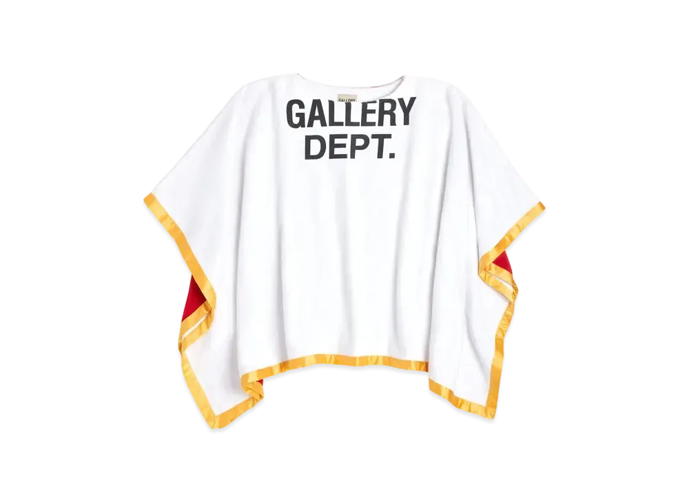 GALLERY DEPT. Boxing Towel Poncho "Red/White"