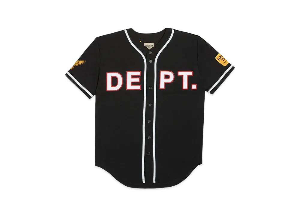 GALLERY DEPT. Echo Park Baseball Jersey "Black"