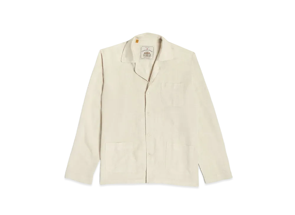 GALLERY DEPT. Chateau Josué Linen Pajama Top "White"