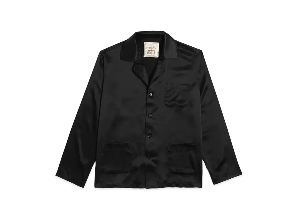 GALLERY DEPT. Silk Pajama Shirt "Black"
