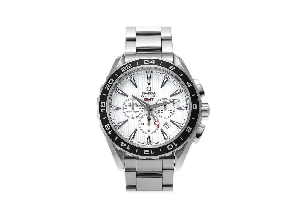 OMEGA Seamaster Aqua Terra GMT Chronograph "White" 231.10.44.52.04.001