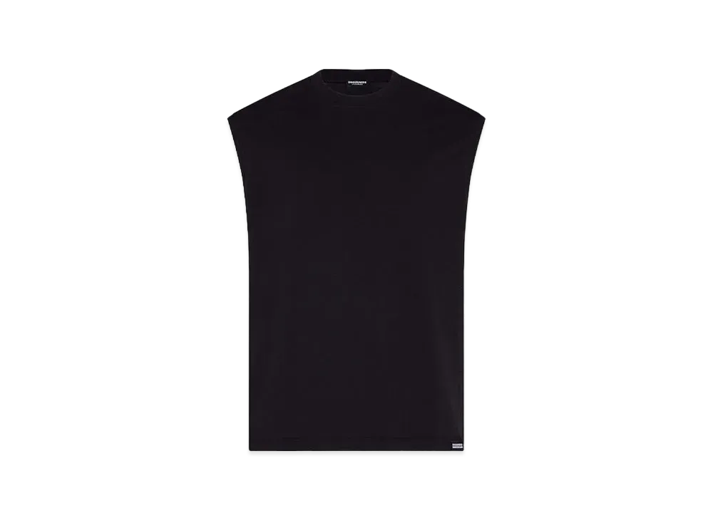 Dsquared2 Technicolor Sleeveless T-Shirt "Black/Yellow"