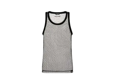 Dsquared2 Tulle Swarovski Tank Top "Black"
