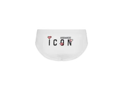 Dsquared2 Icon Pixel Heart Brief "White"