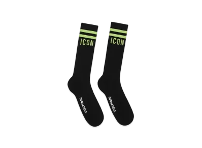 Dsquared2 Icon Mid-Crew Socks "Black"