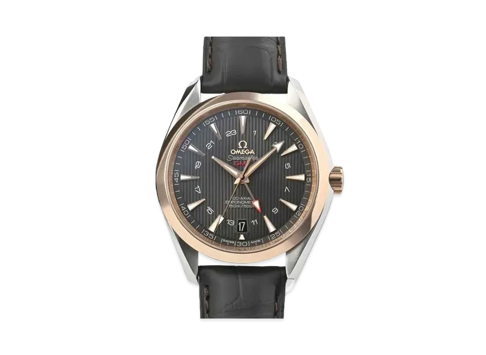 OMEGA Seamaster Aqua Terra GMT "Brown" 231.23.43.22.06.001