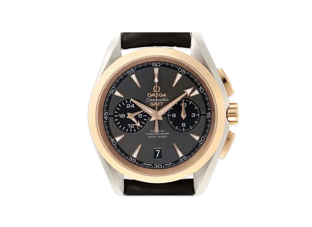 OMEGA Seamaster Aqua Terra Co-Axial Chronometer GMT Chronograph "Gray" 231.23.43.52.06.001