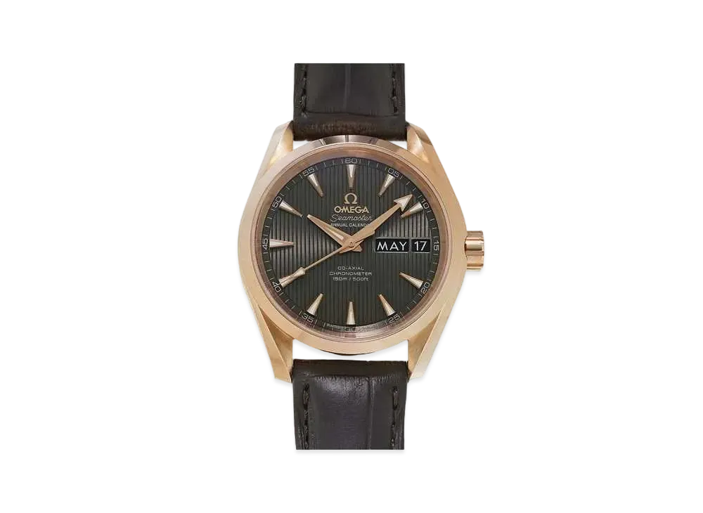 OMEGA Seamaster Aqua Terra Chronometer Annual Calendar "Charcoal Gray" 231.53.39.22.06.001