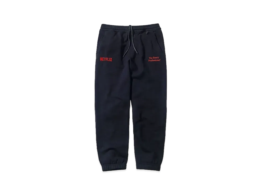 ENNOY Stylistshibutsu x Netflix 23AW Pants "Black/Netflix Red"