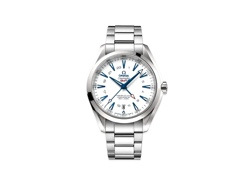OMEGA Seamaster Aqua Terra GMT Good Planet "White" 231.90.43.22.04.001