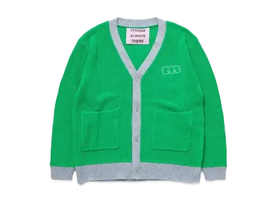 TTT MSW Lame Cardigan "Light Green"