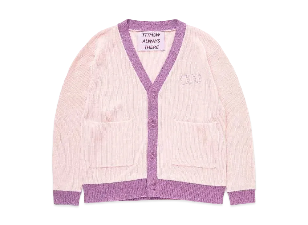 TTT MSW Lame Cardigan "Pink"