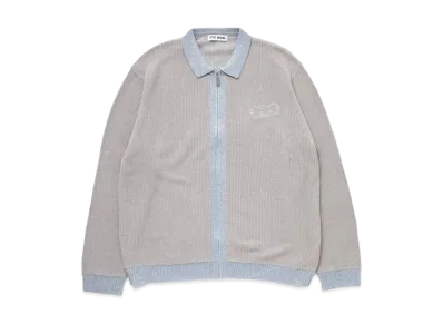 TTT MSW Lame Zip Up Cardigan "Gray"