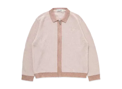 TTT MSW Lame Zip Up Cardigan "Beige"