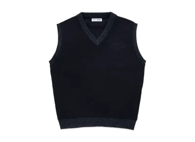 TTT MSW Lame Knit Vest "Black"