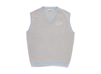 TTT MSW Lame Knit Vest "Gray"