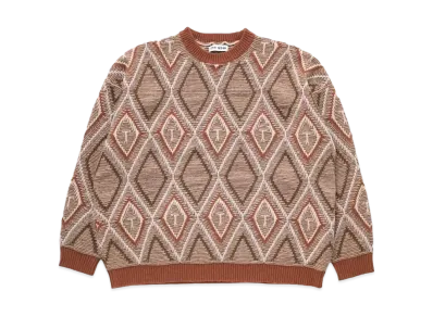 TTT MSW Diamond Pull Over Knit "Brown"