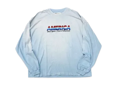 DAIRIKU AMERICA Vintage Sunburn Tee "Sunburn Aqua"