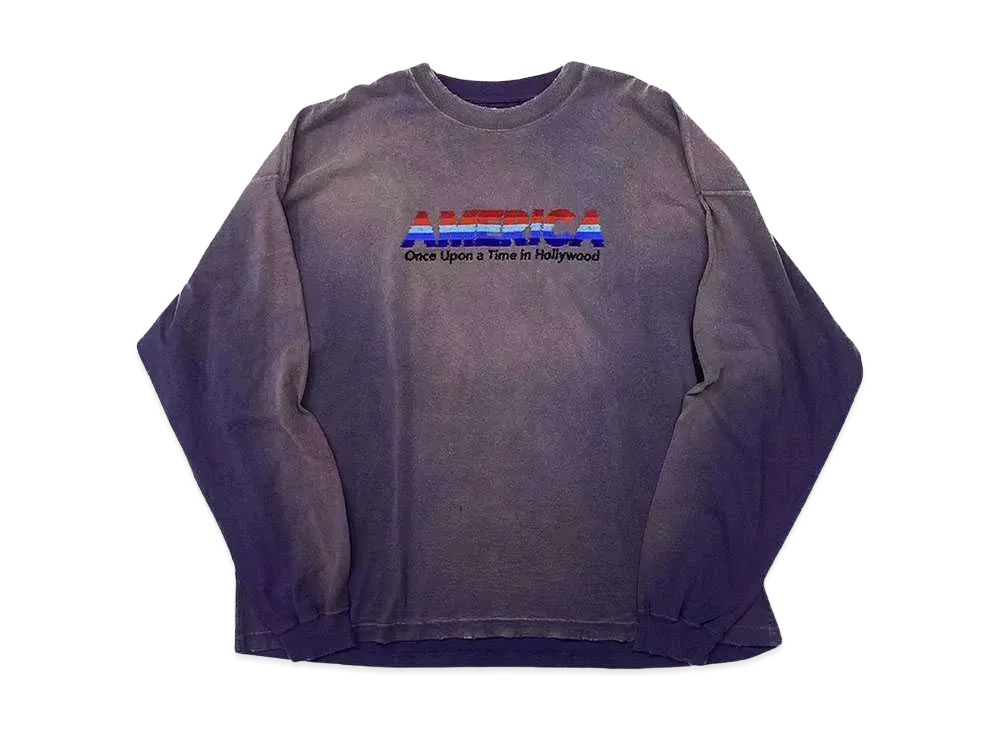 DAIRIKU AMERICA Vintage Sunburn Tee "Sunburn Navy"