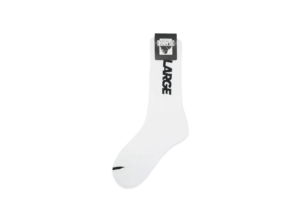 XLARGE STANDARD LOGO SOCKS "WHITE"