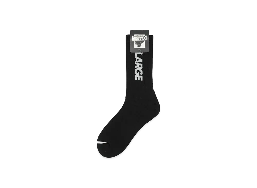 XLARGE STANDARD LOGO SOCKS "BLACK"