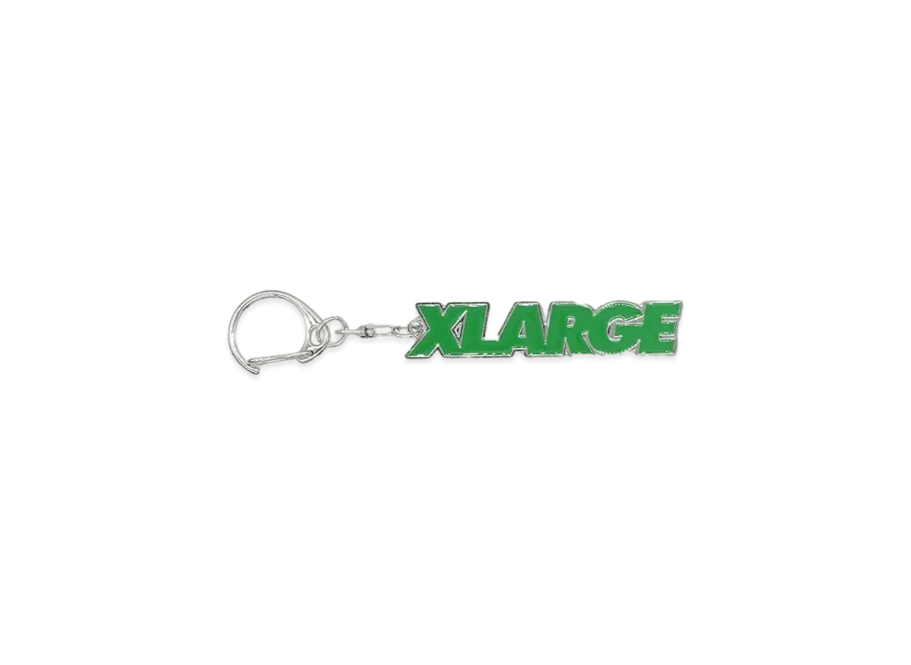 XLARGE STANDARD LOGO KEY CHAIN "GREEN"