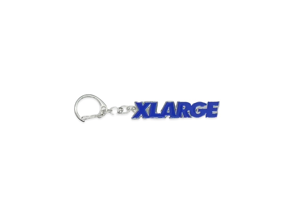 XLARGE STANDARD LOGO KEY CHAIN "BLUE"