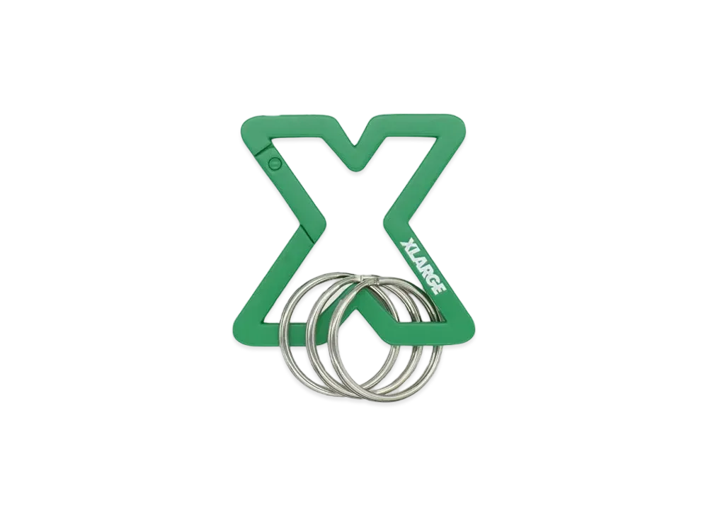 XLARGE X-SHAPED CARABINER "GREEN"