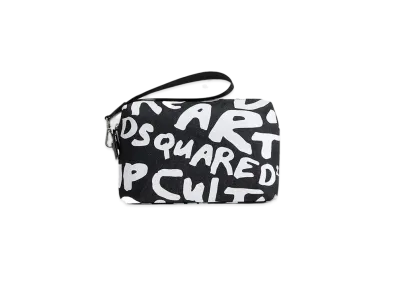 Dsquared2 D2 Pop 80'S Clutch "Black/White"