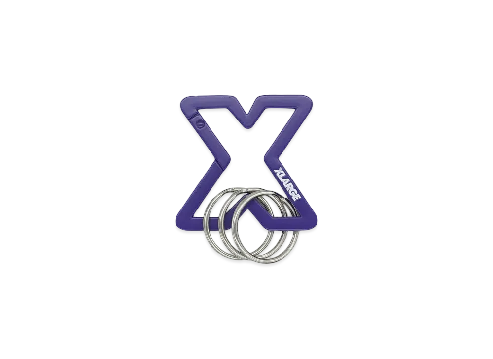 XLARGE X-SHAPED CARABINER "PURPLE"