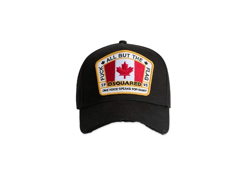 Dsquared2 D2 Patch Baseball Cap "Black"