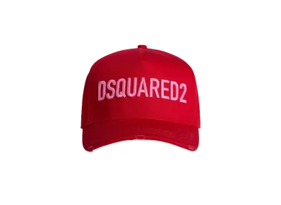 Dsquared2 Technicolor Baseball Cap "Red/Pink"