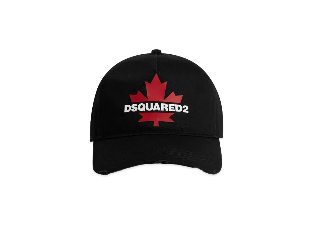 Dsquared2 Canadian Leaf Baseball Cap "Black"