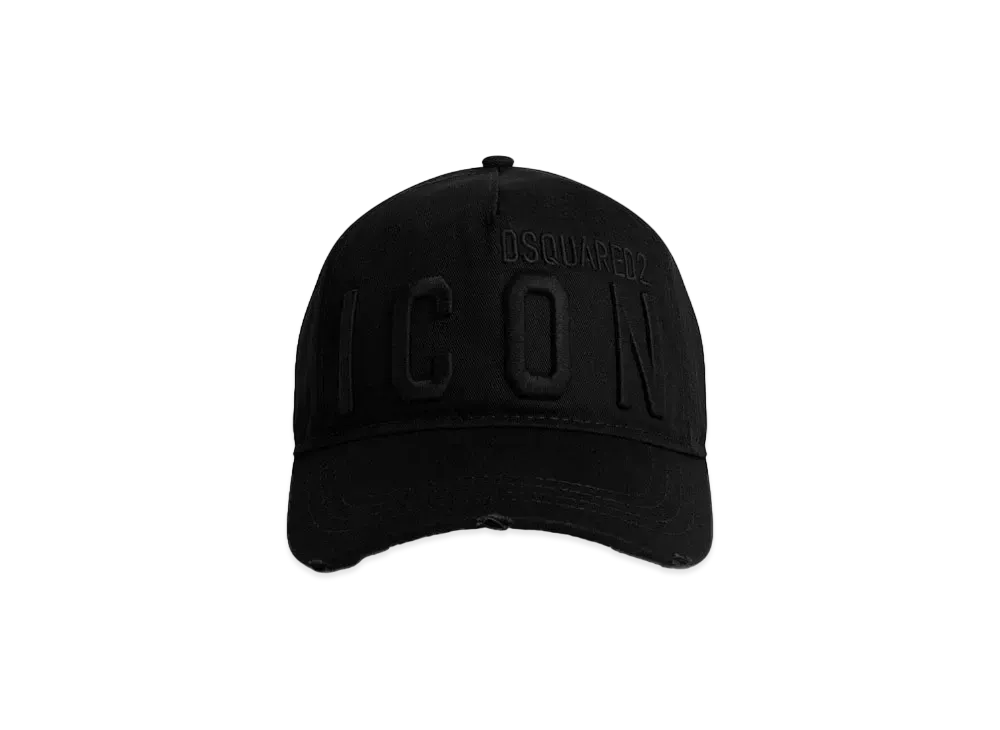 Dsquared2 Be Icon Baseball Cap "Black/Black"