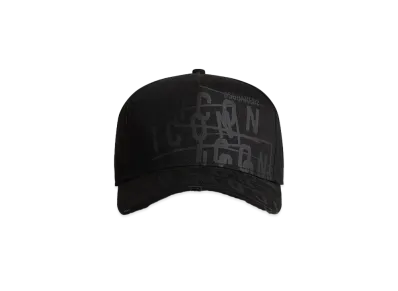Dsquared2 Icon Stamp Baseball Cap "Black/Black"