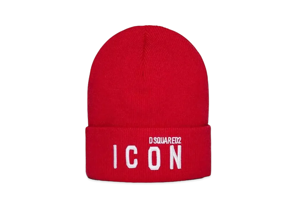 Dsquared2 Be Icon Beanie "Red"