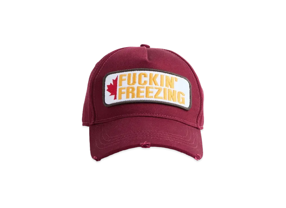 Dsquared2 Souvenir From Canada Baseball Cap "Bordeaux"
