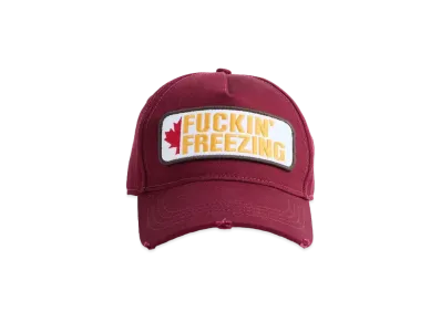 Dsquared2 Souvenir From Canada Baseball Cap "Bordeaux"