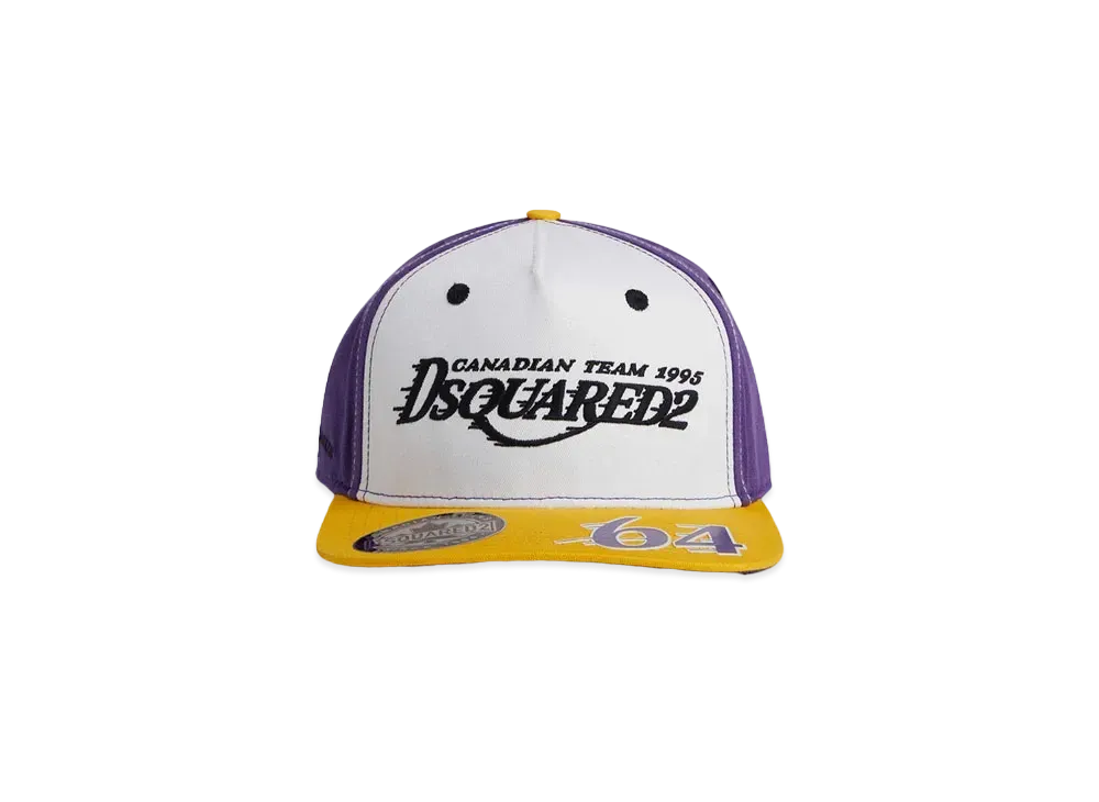 Dsquared2 Basket Baseball Cap #1 "Yellow/Purple"