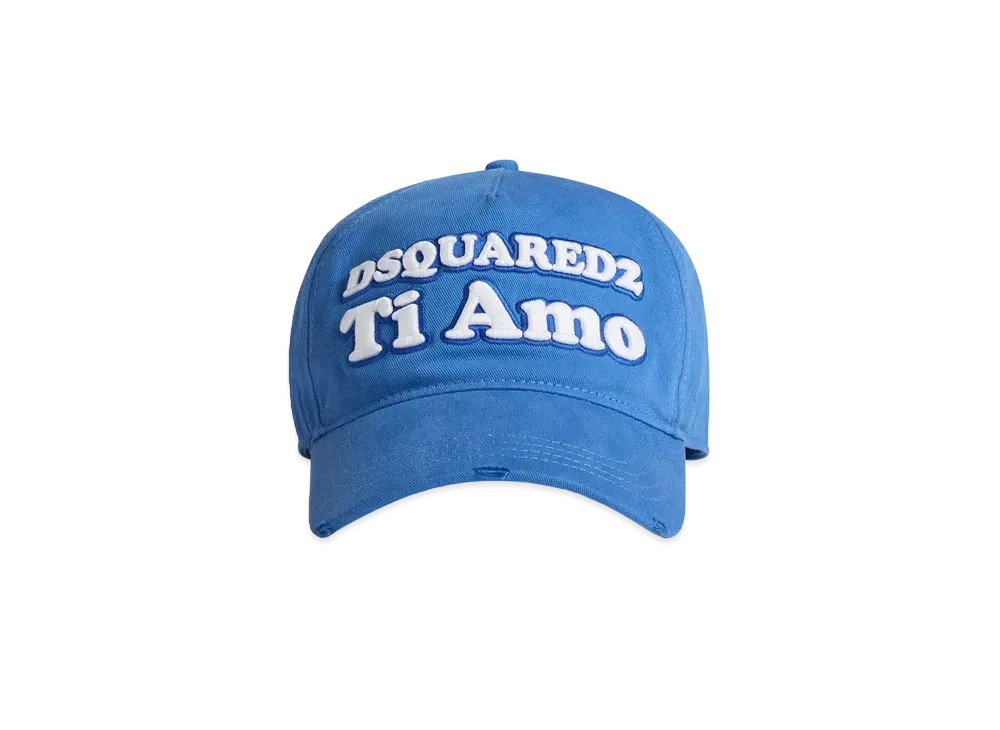 Dsquared2 D2 Lovers Baseball Cap "Cerulean"