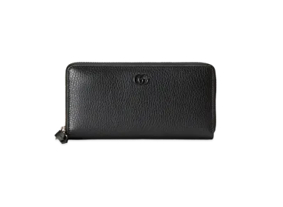 GUCCI GG Marmont Zip Around Wallet "Black"