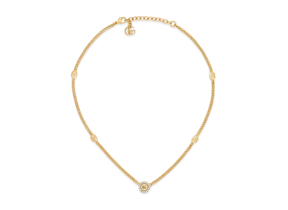 グッチ ダブルG フラワー ネックレス  