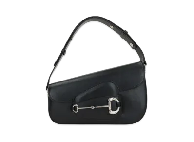 GUCCI Horsebit 1955 Shoulder Bag "Black"