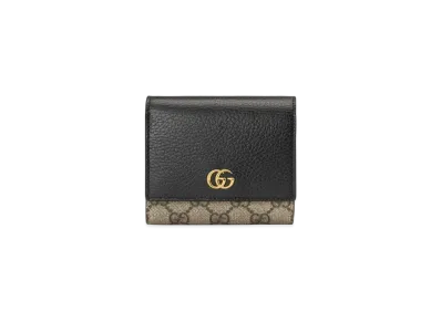 GUCCI GG Marmont Medium Wallet "Black"