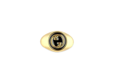GUCCI Blondie Ring "Gold/Black"